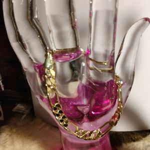 Beautiful 18k gold filled chain link bracelet